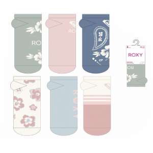 SOCQUETTES MOTIFS ROXY FEMME LOT DE 3 PAIRES