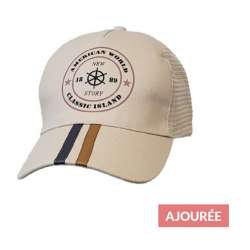 CASQUETTE TOILE AJOUREE HOMME