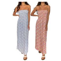 ROBE LONGUE SMOCK LAIA