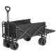 CHARIOT DE PLAGE / CAMPING PLIABLE 4 ROUES