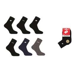 SOCQUETTES 2/3 ASS LOTTO HOMME LOT 3 PAIRES