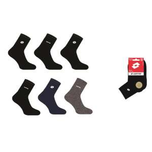 SOCQUETTES 2/3 ASS LOTTO HOMME LOT 3 PAIRES