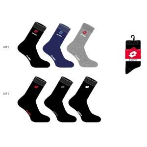 CHAUSSETTES ASS LOTTO HOMME LOT 3 PAIRES