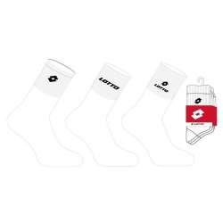 CHAUSSETTES TENNIS LOTTO HOMME LOT 3 PAIRES BLANC
