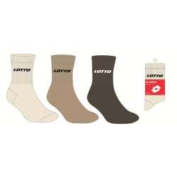 CHAUSSETTES TENNIS COL LOTTO HOMME LOT 3 PAIRES