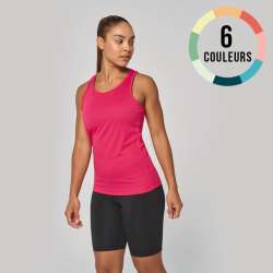 DEBARDEUR SPORT POLYESTER FEMME