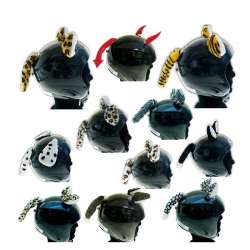 DECORATION CASQUE ANIMAL VELCRO