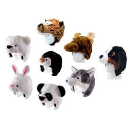 COUVRE CASQUE PELUCHE ZOO