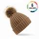 BONNET EPAIS POMPON ADULTE