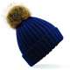 BONNET EPAIS POMPON ADULTE