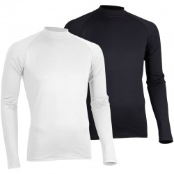 SIMIYA Basic T-Shirt Thermique à col roulé pour Femme： Coupe ajustée et  Maillot de Corps Thermique Femme à Manches Longues, sous-vêtements Chauds