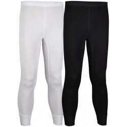 Nutria sous Vetement Thermique Homme Ensemble de sous-Vêtements Manches  Longues Haut & Bas Col Rond à avec Doublure en Polaire Fonctionnel Couche  de Base Intérieur par Temps Froid U07 Blanc S 