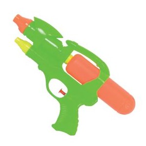 PISTOLET A EAU 2 JETS 28 CM