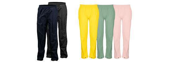 Pantalons de pluie
