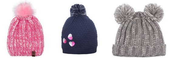 Bonnets Pompon Enfant